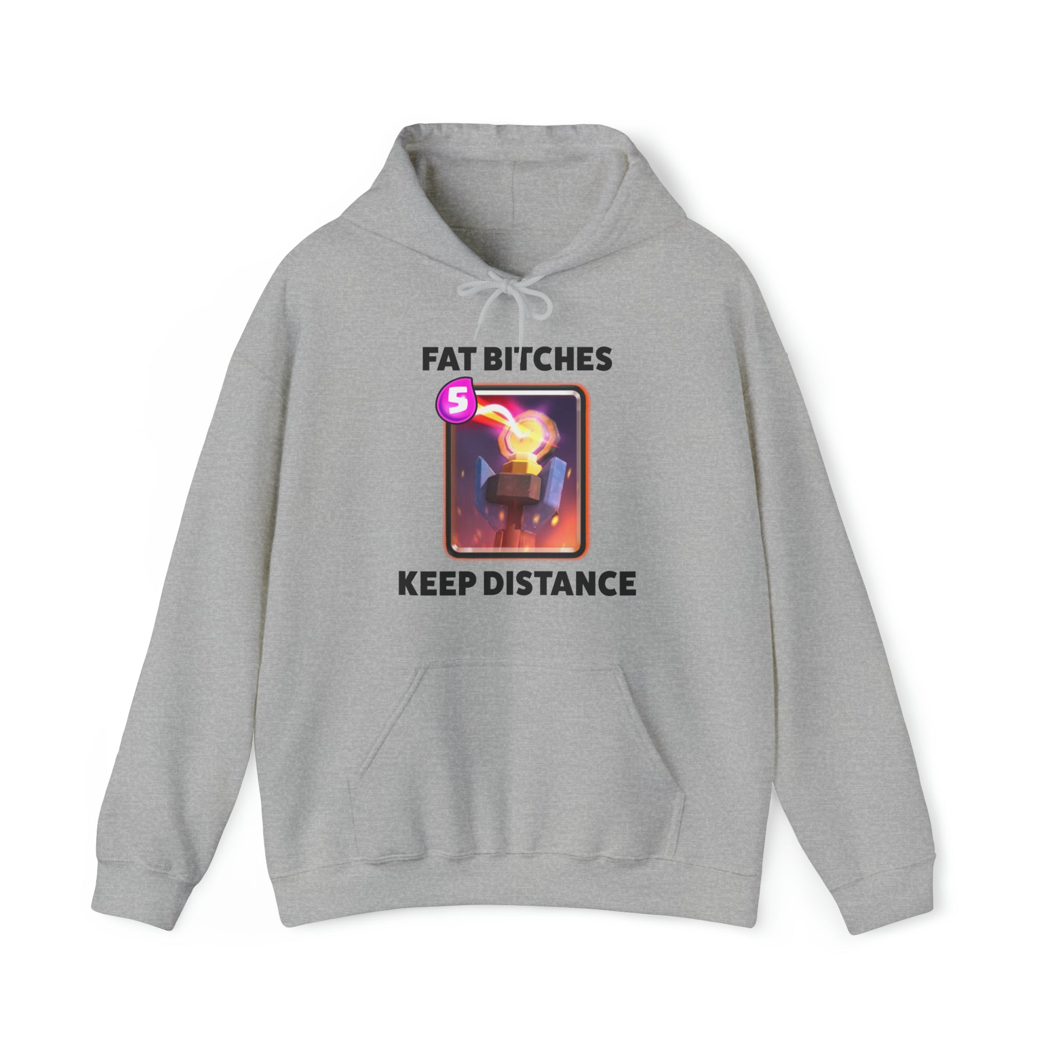 Fat Bitches Keep Distance Hoodie