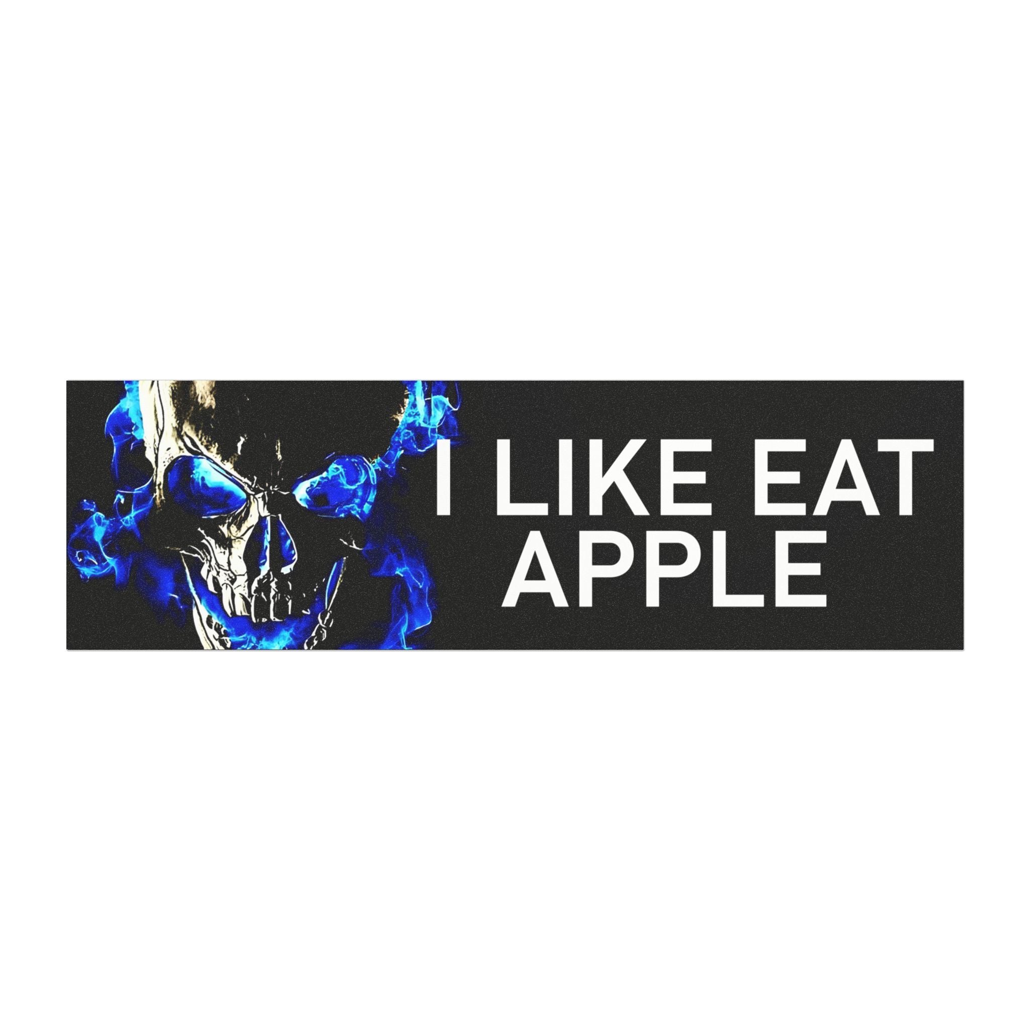 I Like Eat Apple Car Magnet