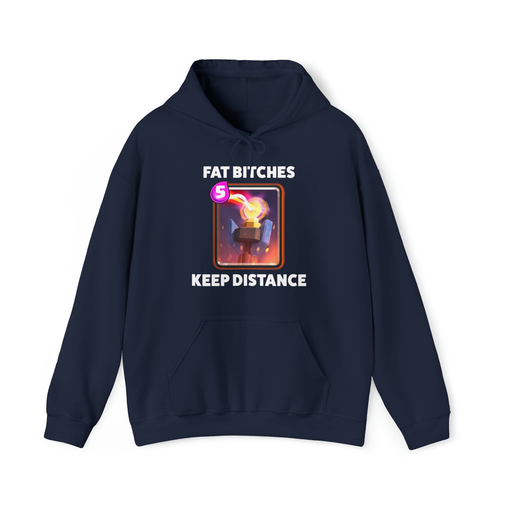 Fat Bitches Keep Distance Hoodie