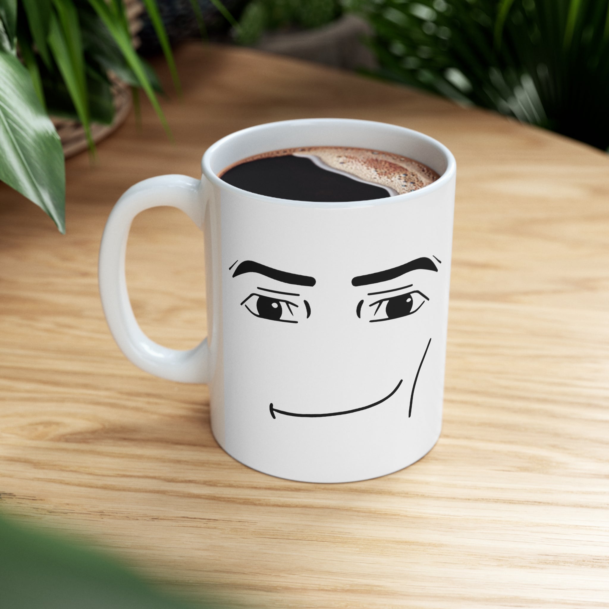 Roblox Man Face Mug