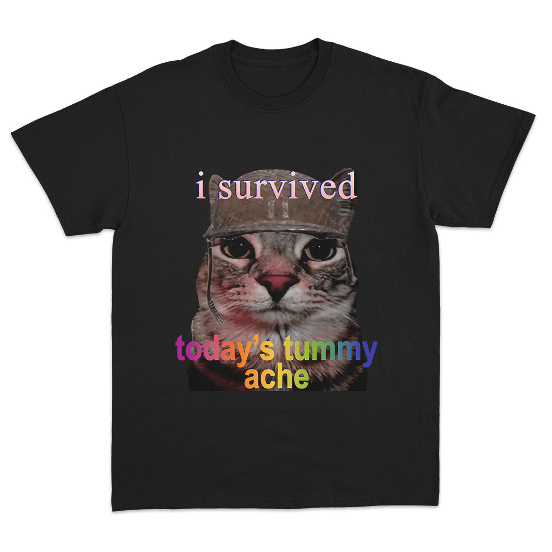 I Survived Today's Tummy Ache T-shirt