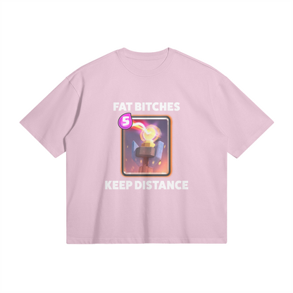 Fat Bitches Keep Distance Premium Boxy T-shirt